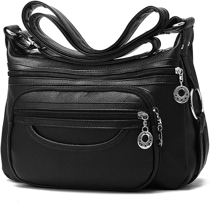 MINTEGRA Women Crossbody Bag Leather Handbag Pocketbook Lightweight Shoulder Purse | Leather