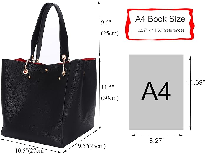 sqlp Large Work Tote Bag for Women Designer Handbags Big Bucket Purses