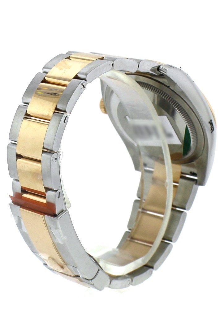 Rolex Datejust 36 Champagne-colour Jubilee Diamond Dial 18k Gold Two Tone Oyster Watch 116203