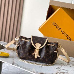 Premium MB Original Leather Odysee Handbag Model M25085 Monogram 163C Chip Version