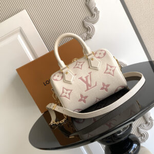 Premium 163C01 Dynamic Chip Speedy Bandoulière 20 Luxury Leather Handbag