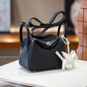 Elegant Lindy 19 Mini Tote Stainless Steel Hardware & German Thread Craft