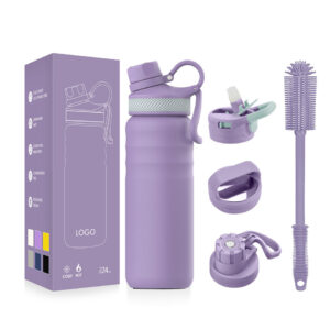 Cycling Bottle Flask Insulated Stainless Steel Double Wall Drink Water Bottle