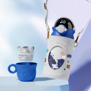 New Gift Box Astronaut Children's Thermal Mug 316 Food Grade Stainless Steel Smart Water Bottle